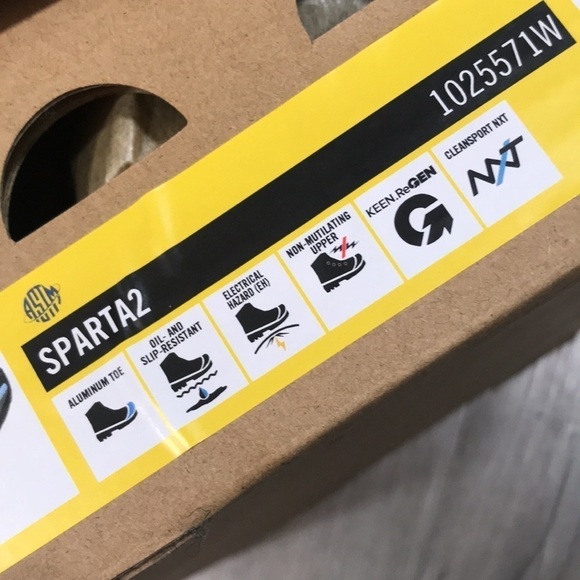 KEEN Utility Women's Sparta 2 Low Height Alloy Toe Industrial Work Shoes 8wide - Picture 3 of 11